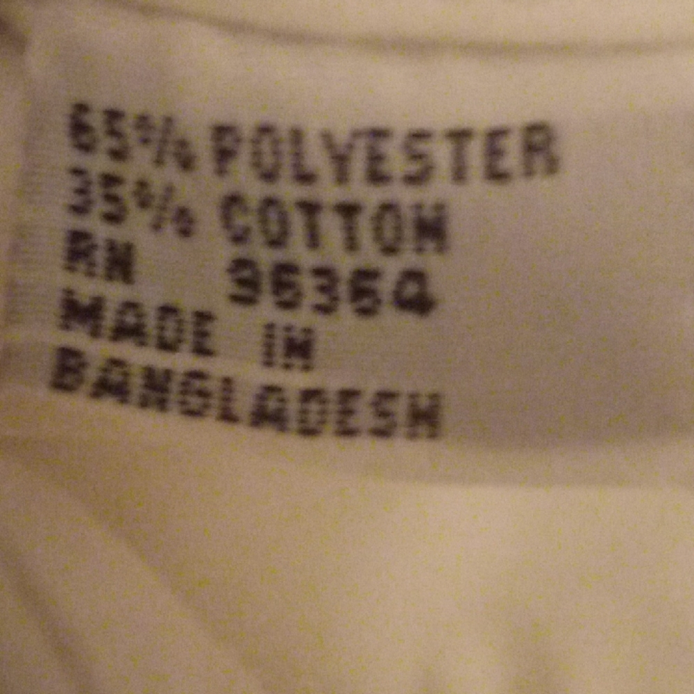 White Star Embellished Women Size PS Shirt HMBC X - Picture 13 of 13
